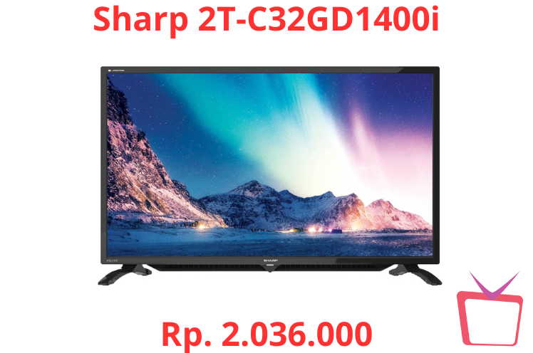 Spesifikasi Sharp 2T-C32GD1400i - Review TV Murah